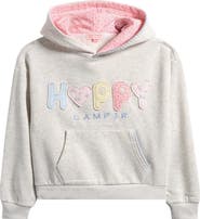 HAPPY CAMP3R Kids' Puff Series Logo Cotton Blend Hoodie