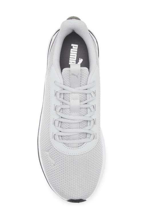 Puma Stakd Evo Premium Knit Sneaker In Cool Light Gray- Silver