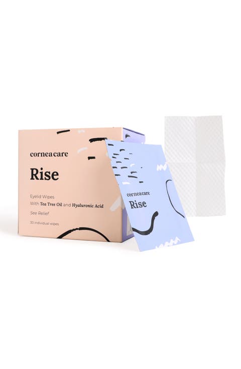 Rise Hyaluronic Acid and Tea Tree Oil Eye Wipes