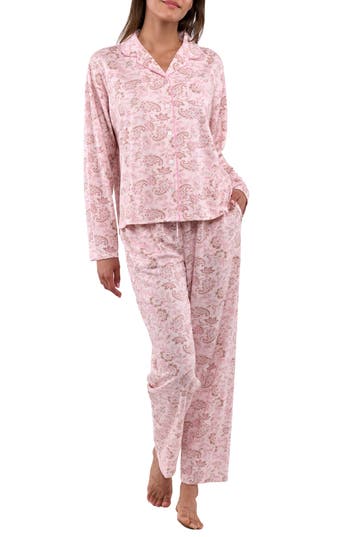 Vera Bradley Thermal Knit Pajamas In Pink