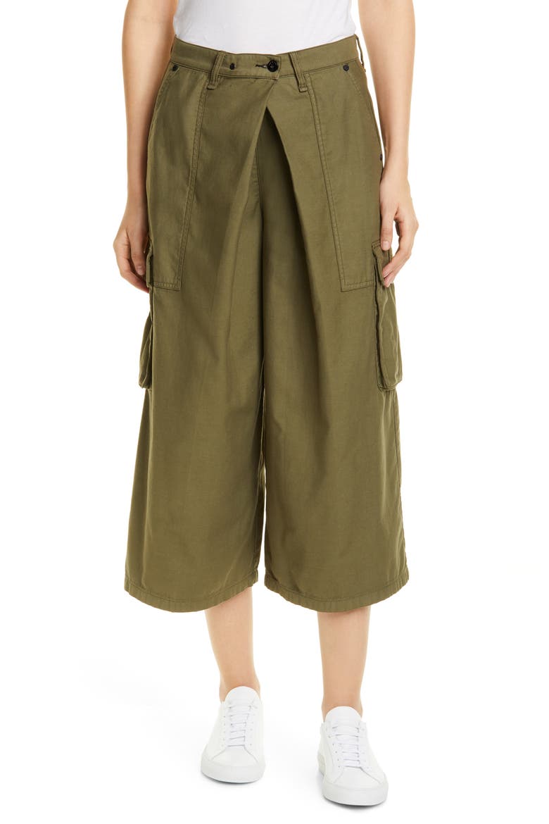 Cargo Culottes, Main, color, OLIVE