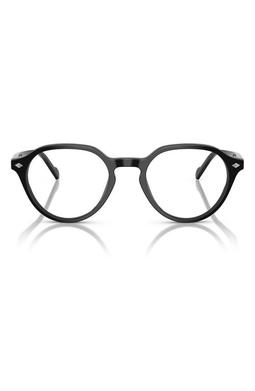 Shop Vogue 50mm Phantos Optical Glasses In Black