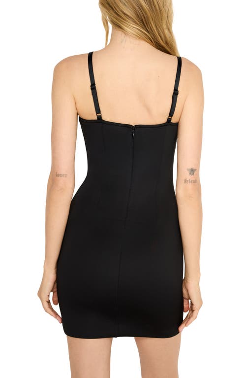 GOOD AMERICAN GOOD AMERICAN SCOOP NECK SCUBA MINIDRESS