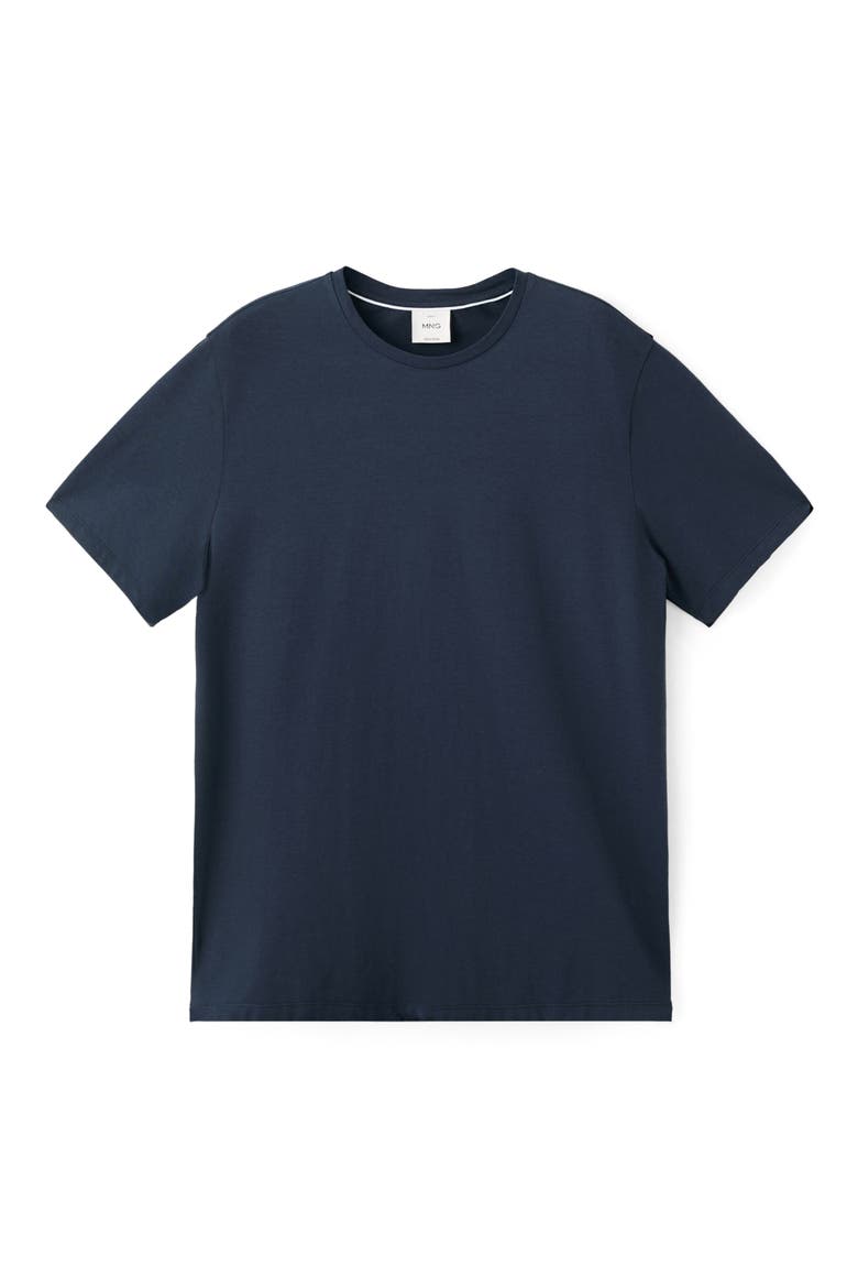 Slim Fit Cotton T-Shirt, Alternate, color, NAVY