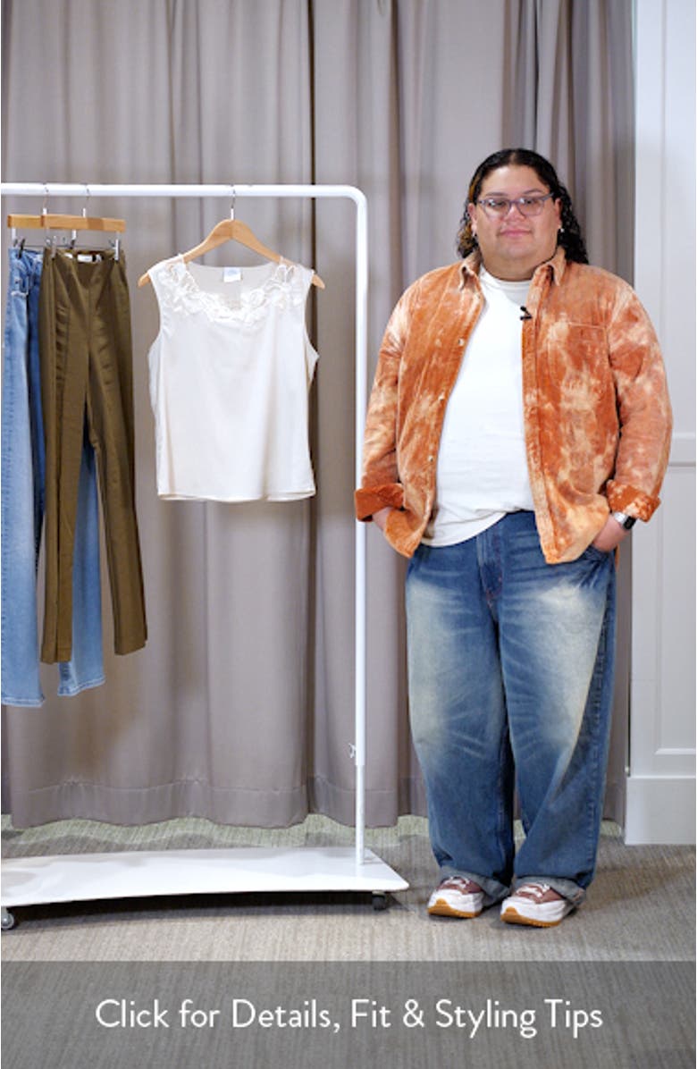 Camille Sleeveless Floral Appliqué Top, sales video thumbnail