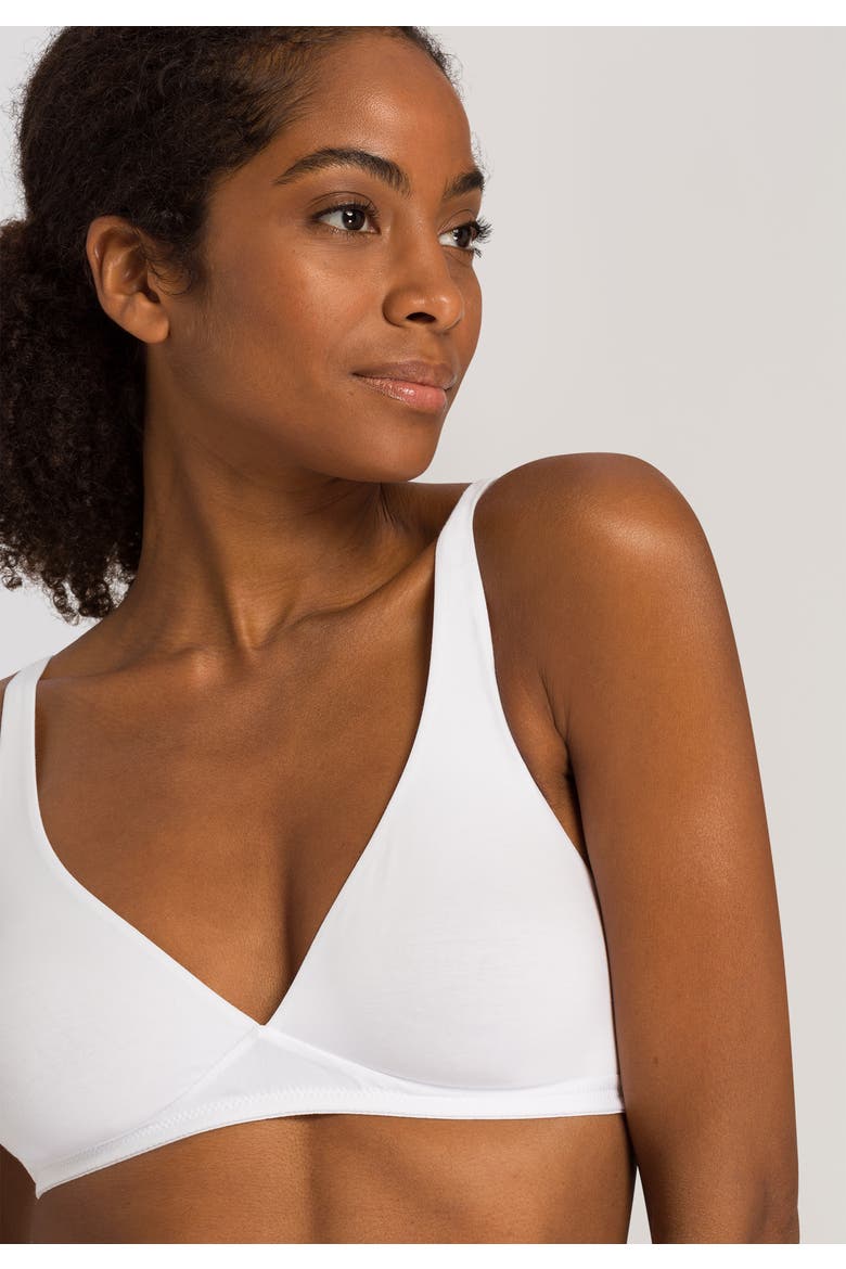 Cotton Sensation Soft Cup Bra, Alternate, color, White