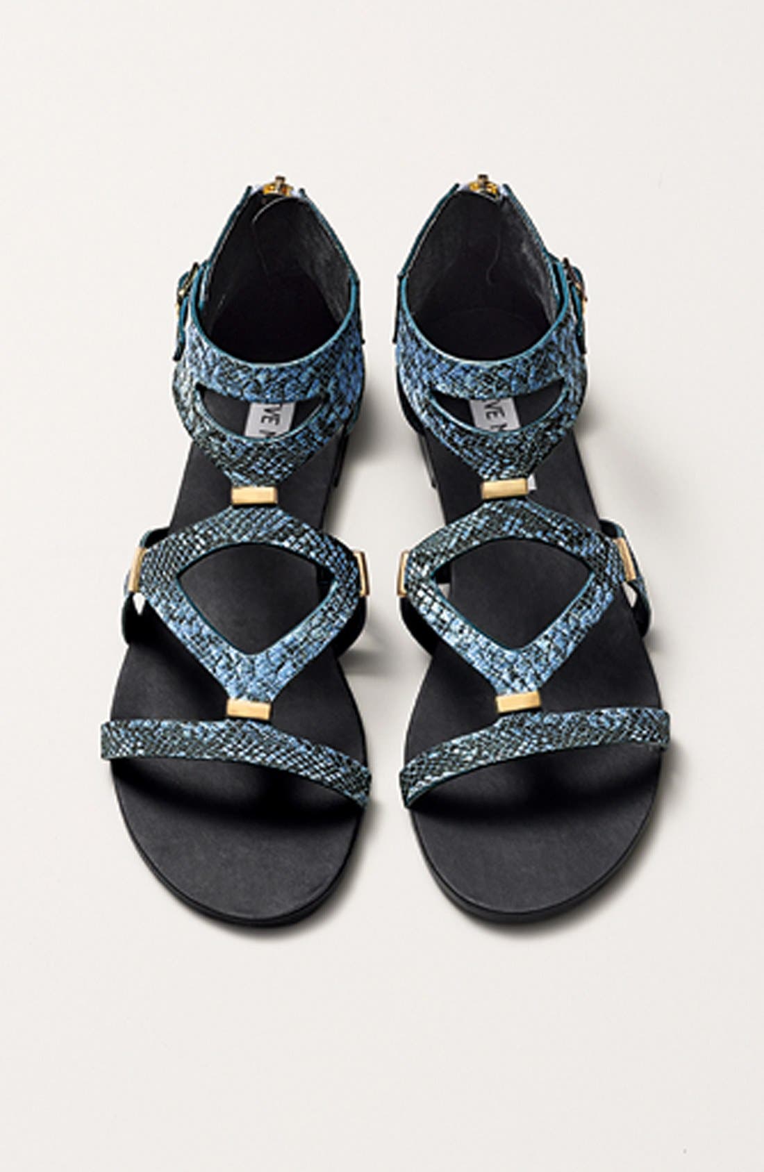 'Comly' Gladiator Sandal, Alternate, color, GOLD SNAKE