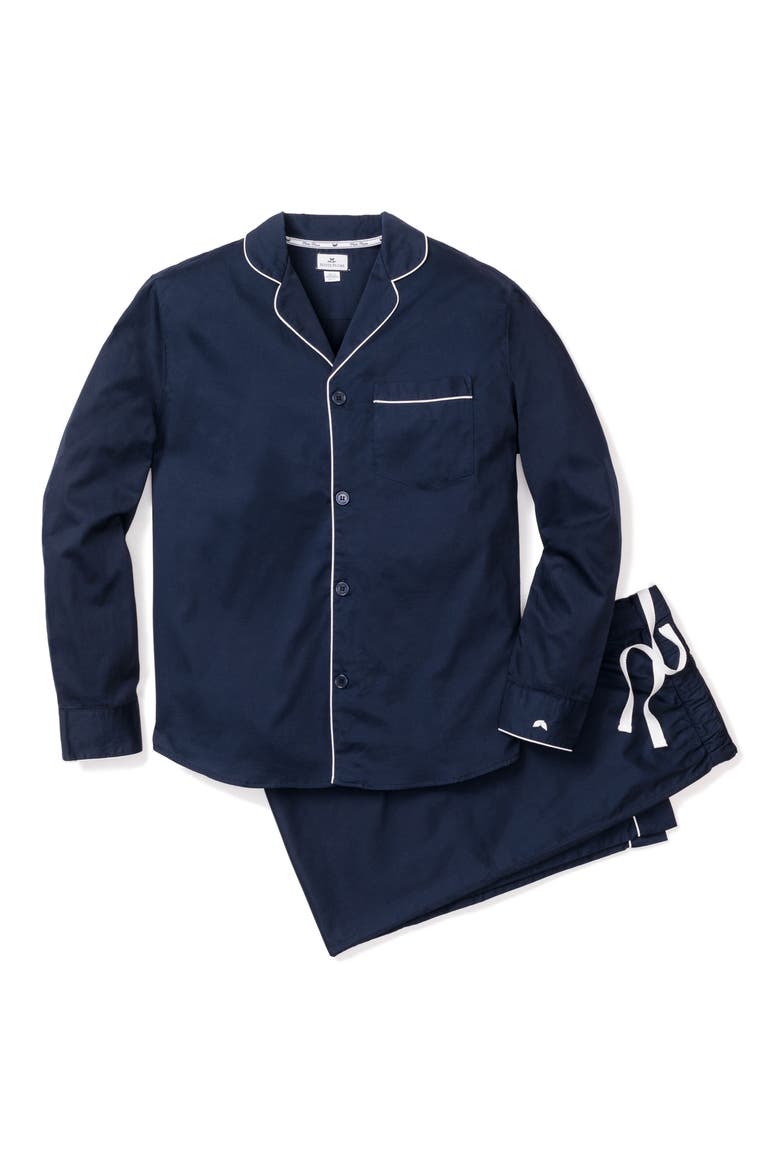 Cotton Pajamas, Alternate, color, NAVY