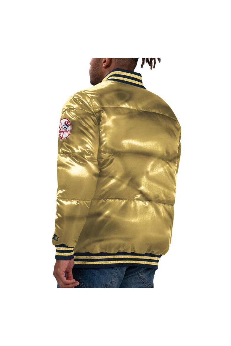 Men's Starter  Gold New York Yankees 2023 Subway Series Bronx Bomber Full-Snap Jacket, Alternate, color, Gold