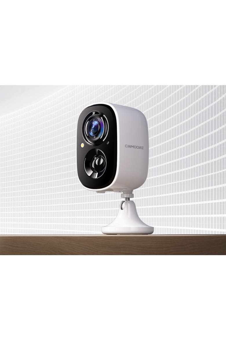 2 pack Smart Indoor WiFi Camera, Alternate, color, White
