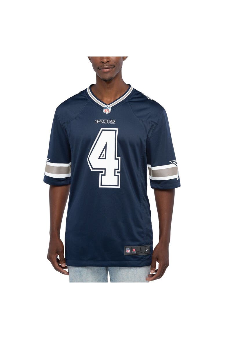Men's Nike Dak Prescott Navy Dallas Cowboys Game Team Jersey, Alternate, color, NAVY