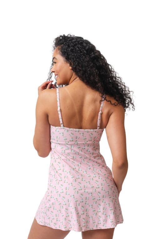 Shop Lime Ricki Swimwear Swim Dress In Rosey
