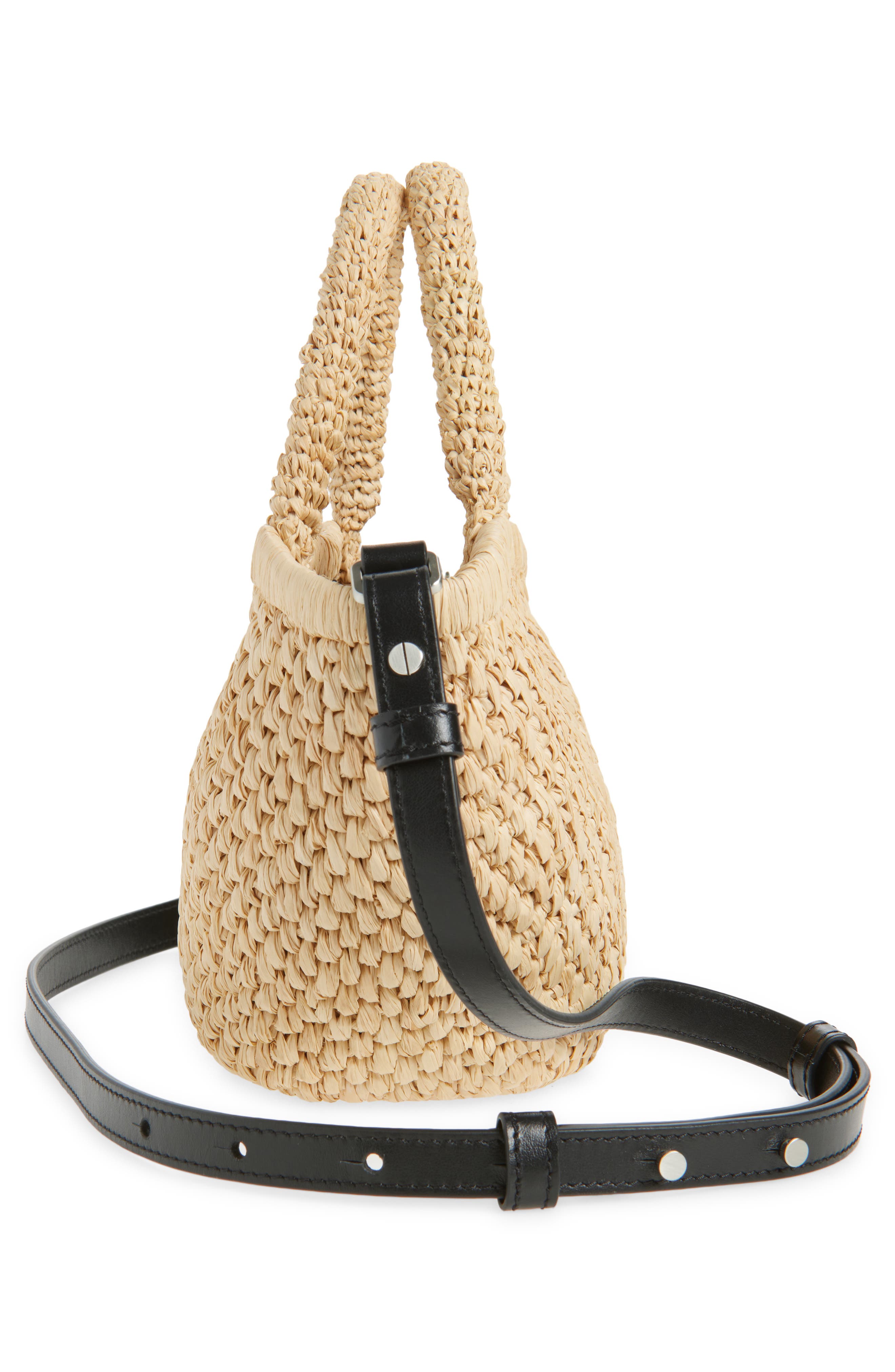 Proenza Schouler Small Chelsea Raffia Tote, Alternate, color, Natural