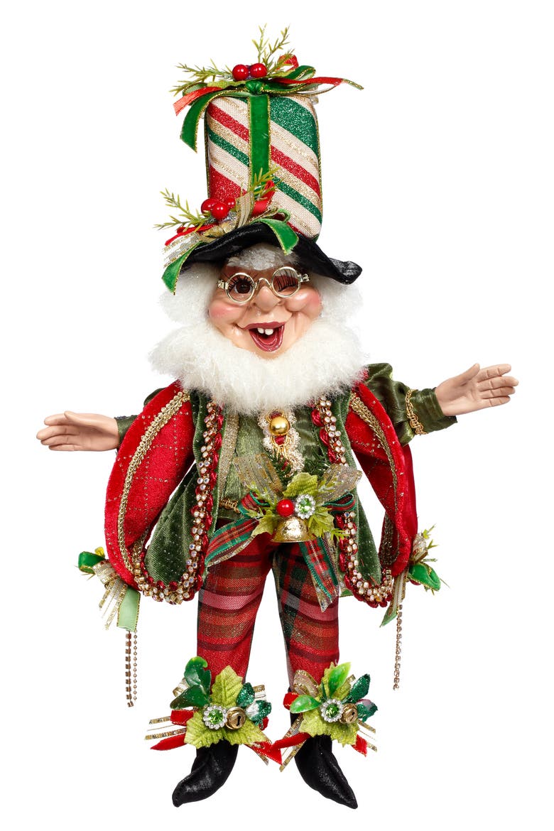 Christmas Present Elf, Small, Main, color, Red