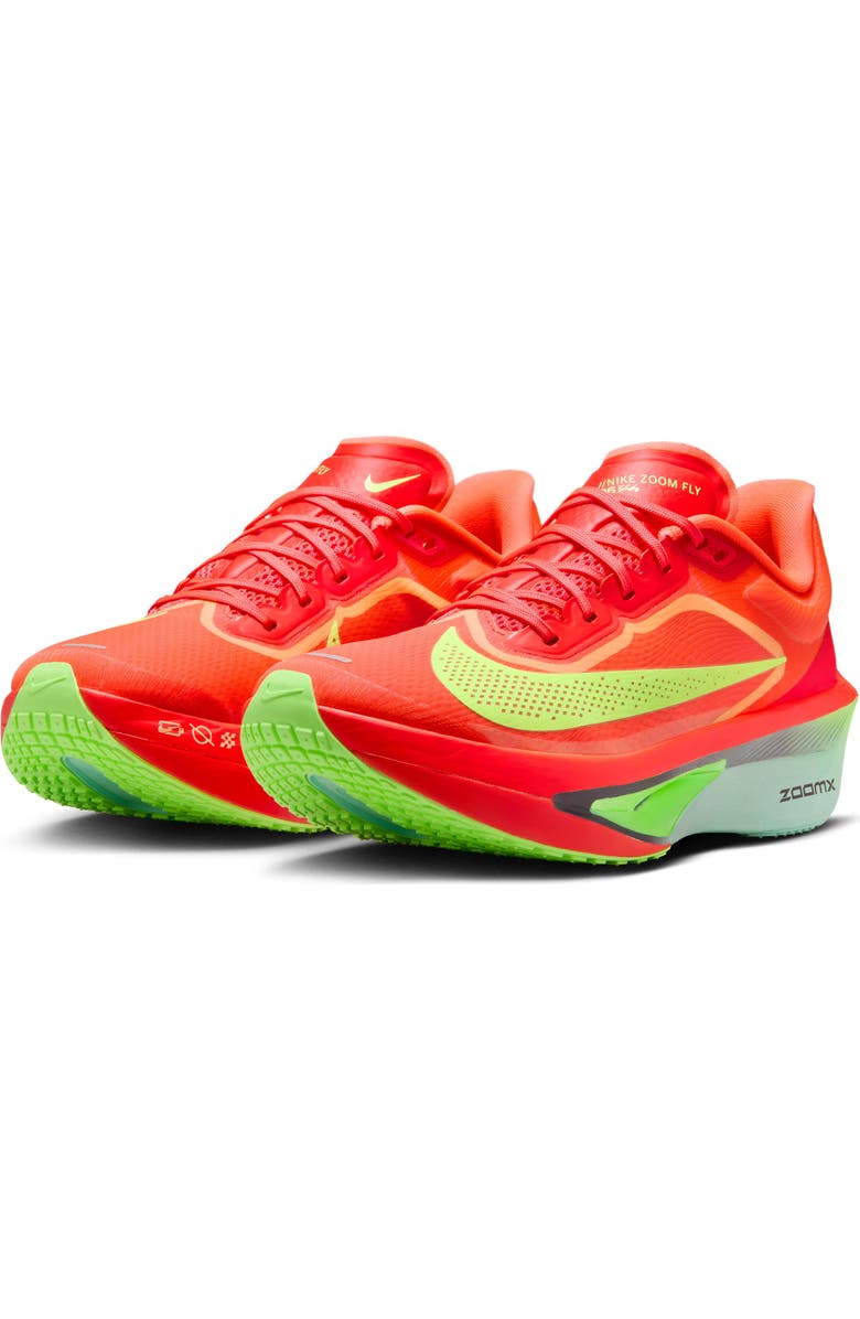 Nike Zoom Fly 6 Running Shoe, Main, color, 601 Brtcrm/Cvpurp