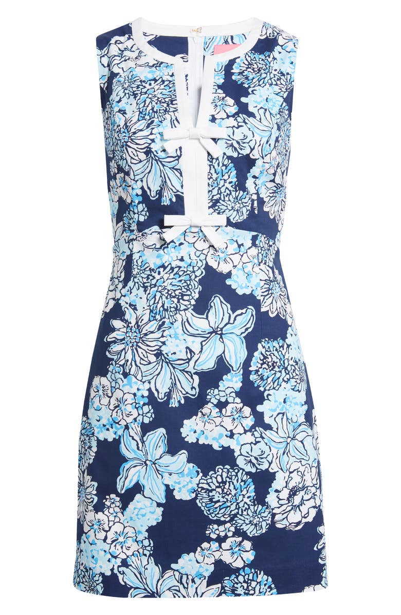 Lilly Pulitzer<sup>®</sup> Aria Floral Print Sleeveless Shift Dress, Alternate, color, 