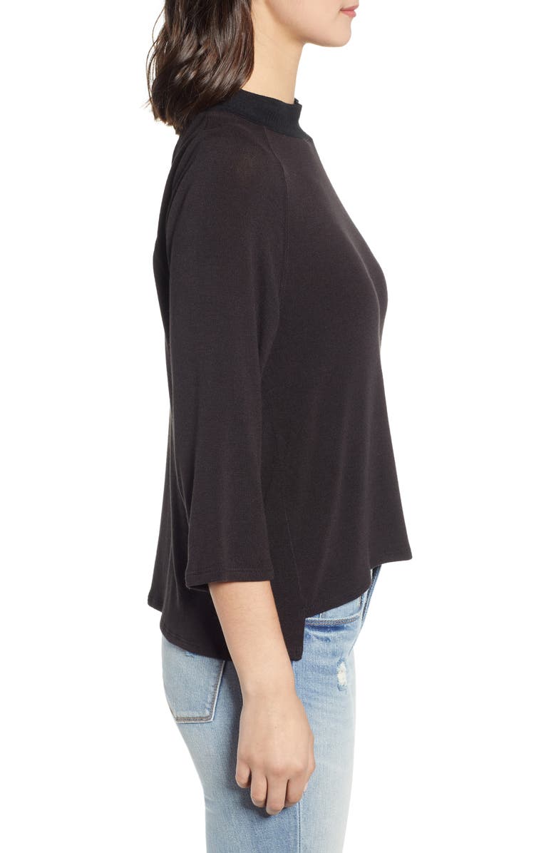 Project Social T Smoky Mock Neck Tee, Alternate, color, 