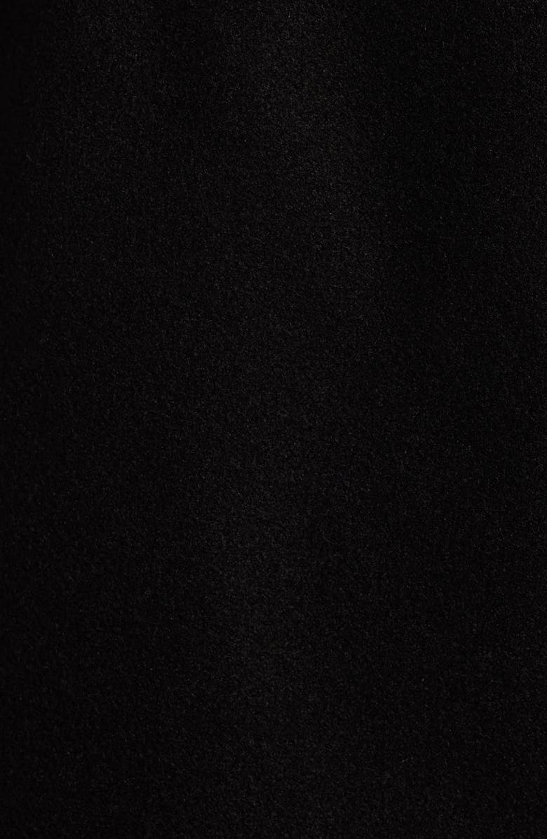 Lucky Brand Faux Leather Collar Crop Bomber Jacket, Alternate, color, Black