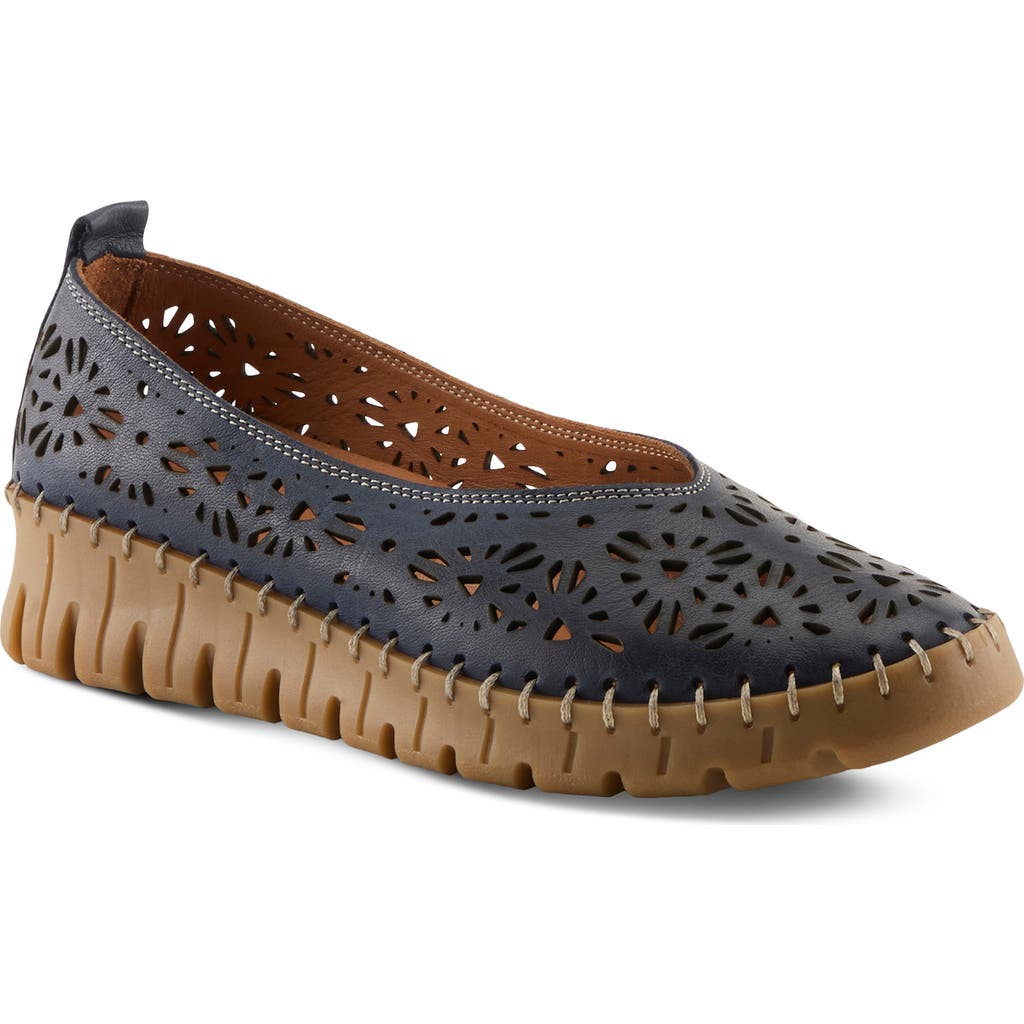 Spring Step Carosa Platform Sneaker In Blue