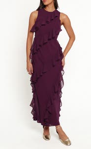 Petal & Pup Oriella Ruffle Maxi Dress