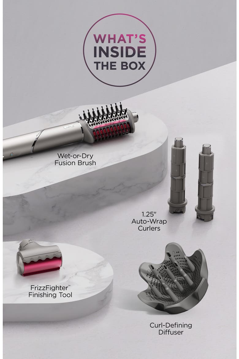 FlexFusion Air & Ceramic Styling System for Curly & Coily Hair, Alternate, color, METALLIC MIST