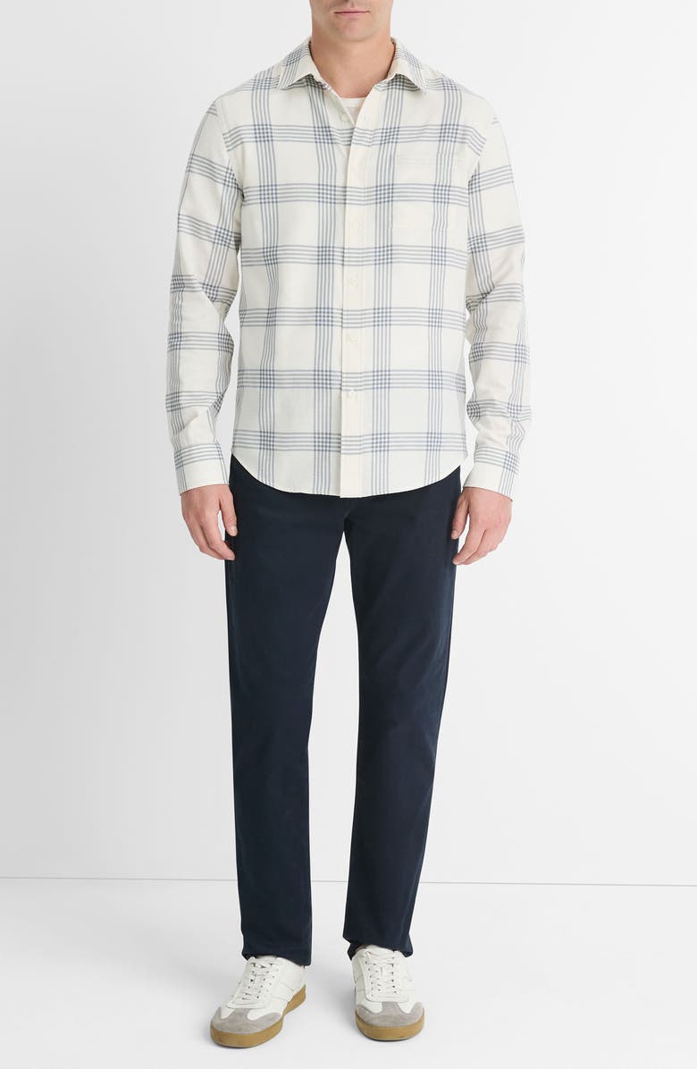 Vince West Coast Plaid Button-Up Shirt, Alternate, color, 