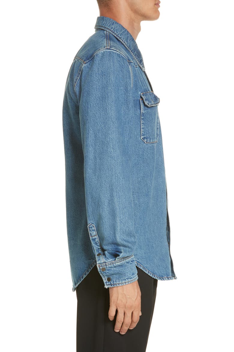 Denim Shirt, Alternate, color, BLUE