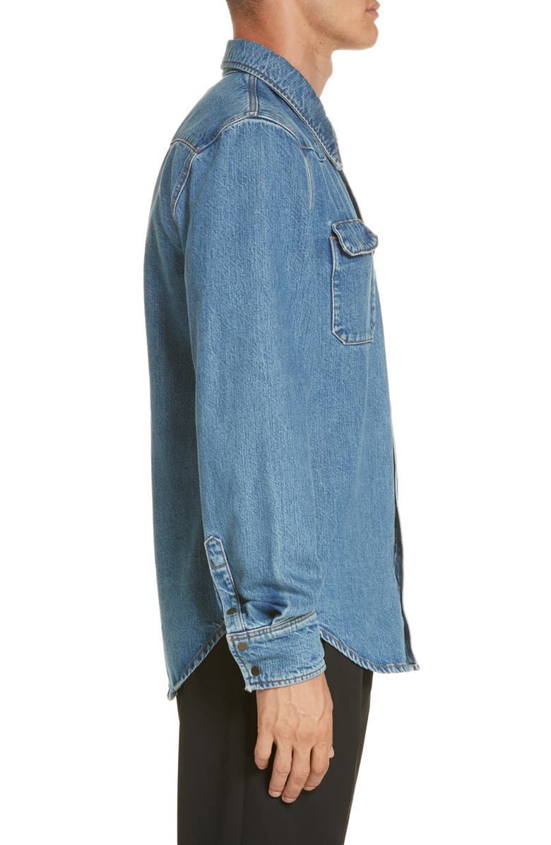 CALVIN KLEIN 205W39NYC Denim Shirt, Alternate, color, 
