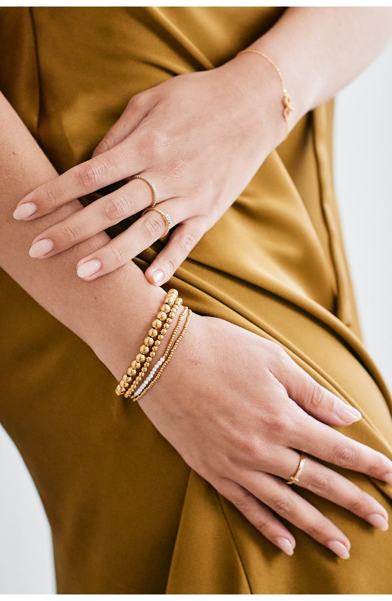 Mint 
Lily Everyday Pearl Bracelet Stacking Set, Alternate, color, Gold-Tone