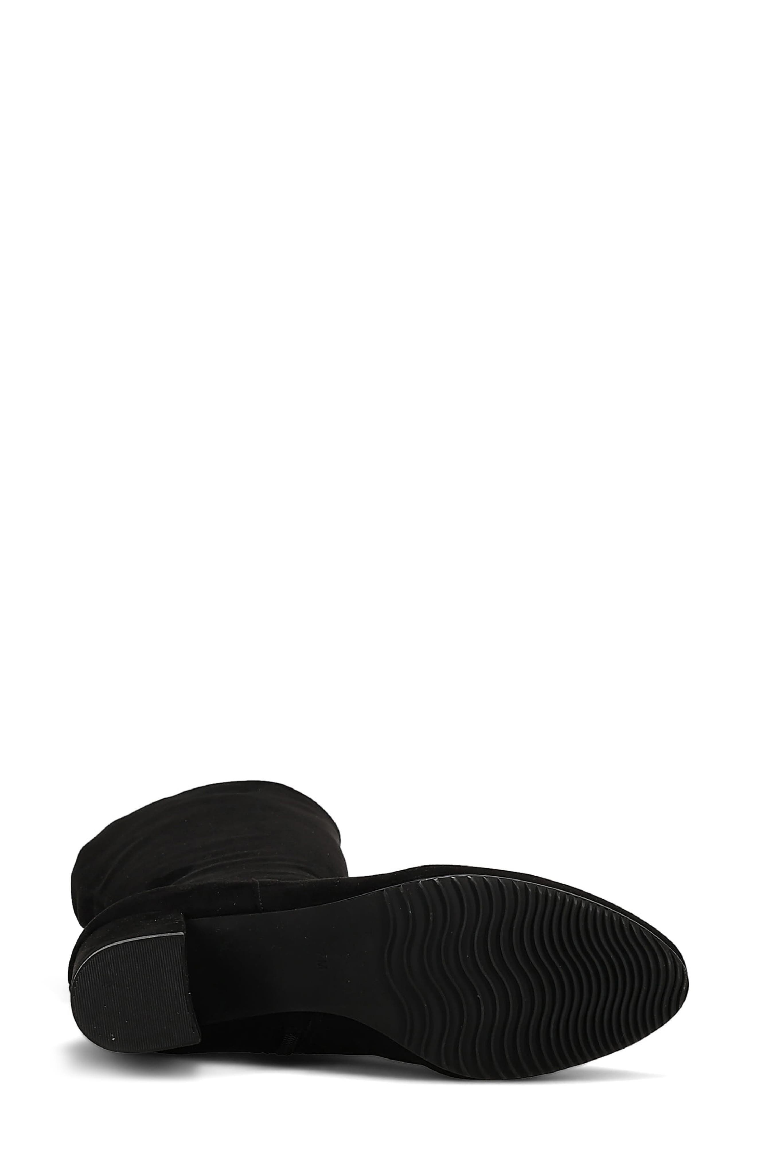 Sasha Knee High Boot, Alternate, color, BLACK