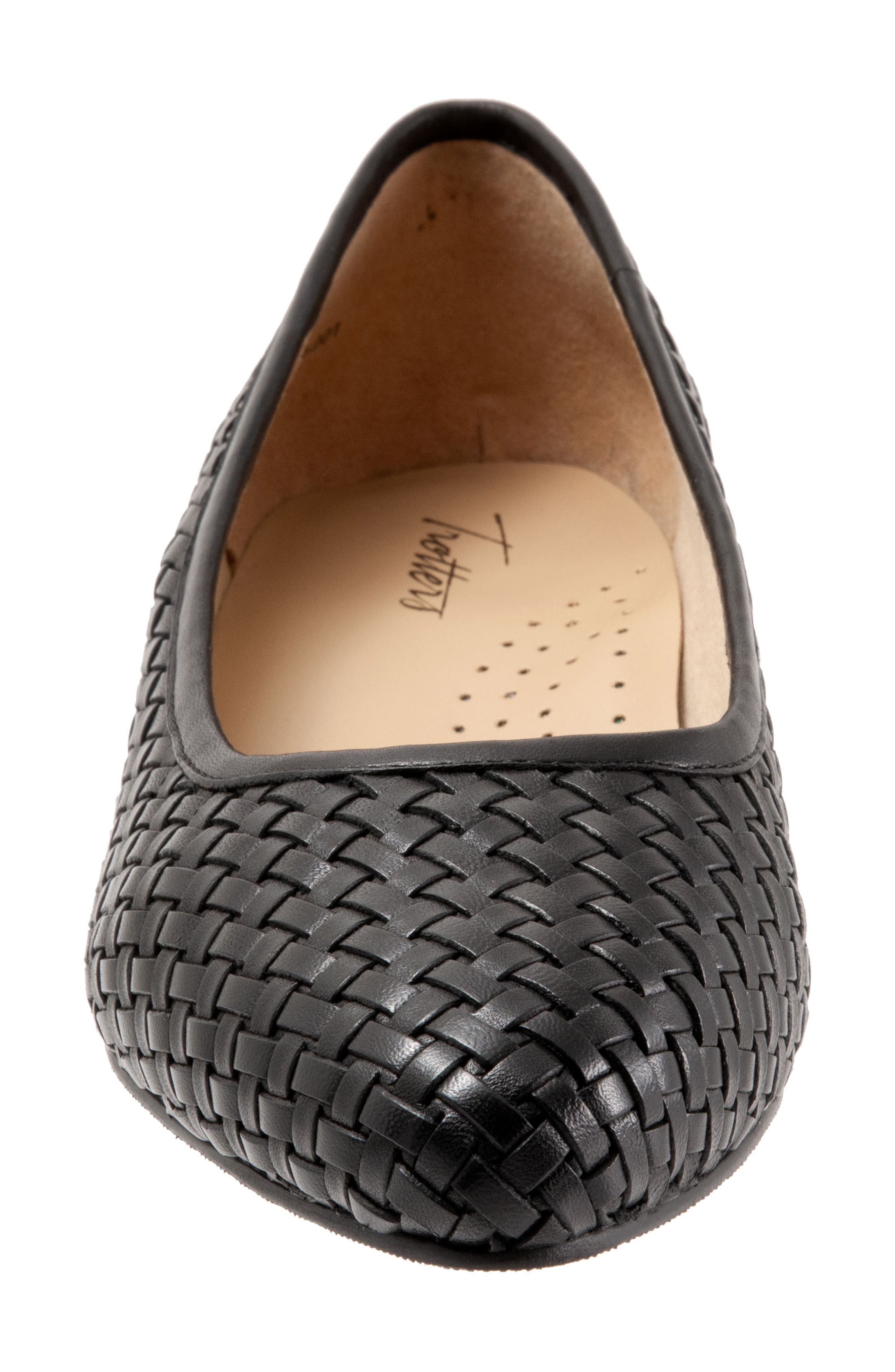 Trotters Jade Woven Pointed Toe Shoe, Alternate, color, 