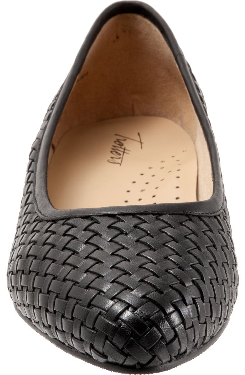 Trotters Jade Woven Pointed Toe Shoe, Alternate, color,