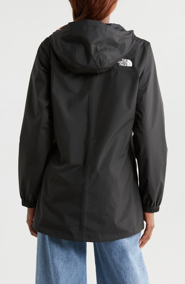 The North Face Antora Waterproof Hooded Rain Parka, Alternate, color, Tnf Black