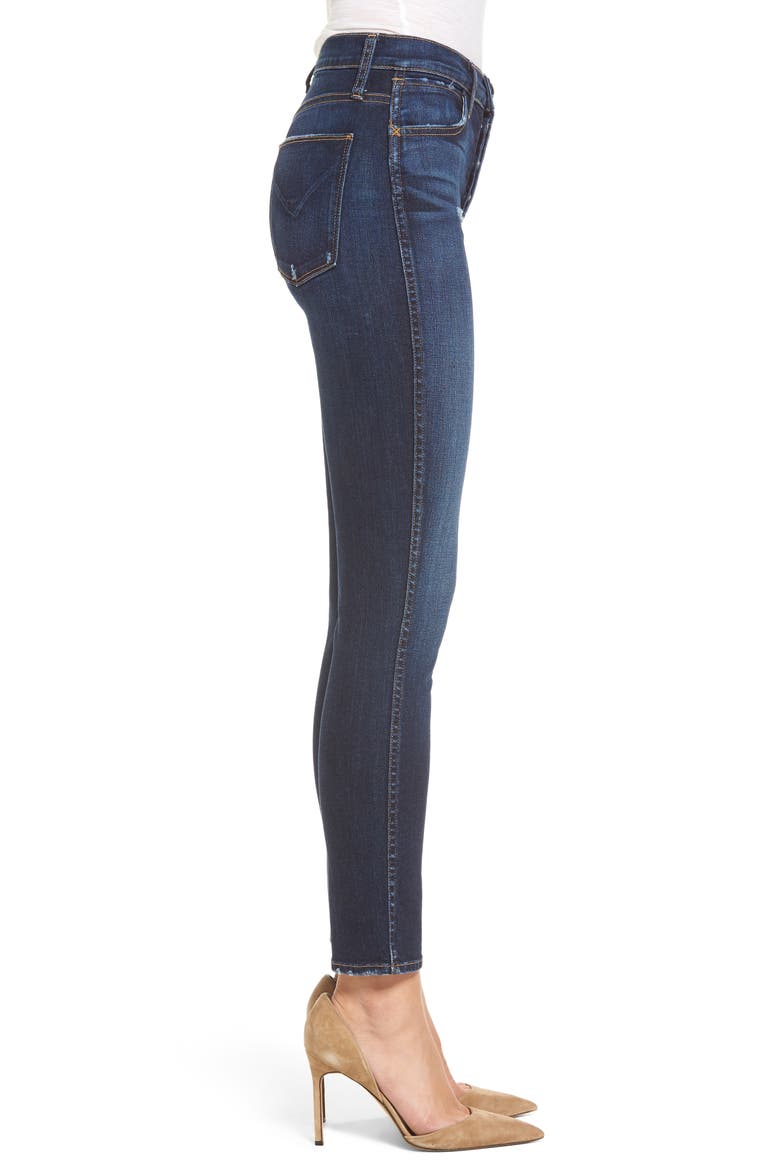 Holly High Waist Ankle Skinny Jeans, Alternate, color, CORRUPT