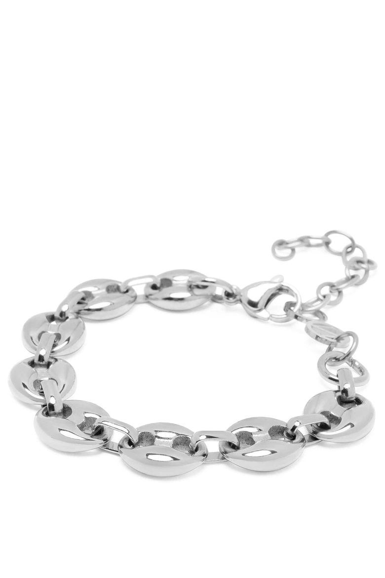 Silver Mariner Link Bracelet, Main, color, Silver