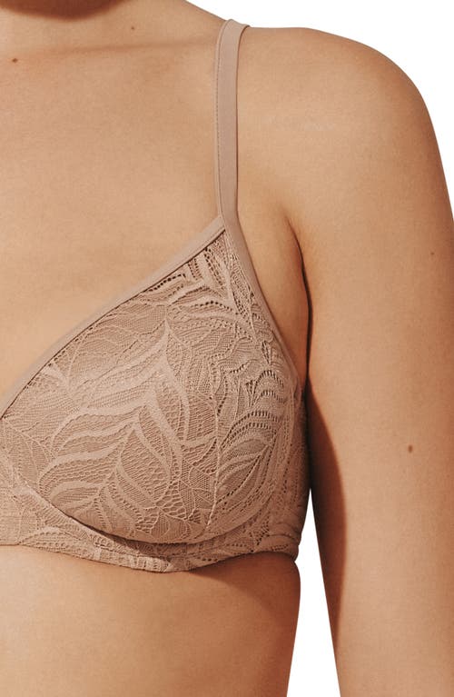 Thirdlove Feather Lace Underwire Demi Bra In Brown