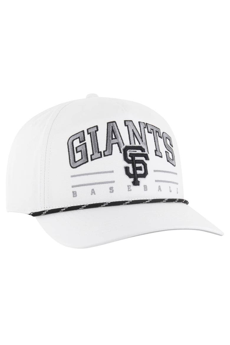 Men's '47 White San Francisco Giants Roscoe Speckle Hitch Adjustable Hat, Alternate, color, White