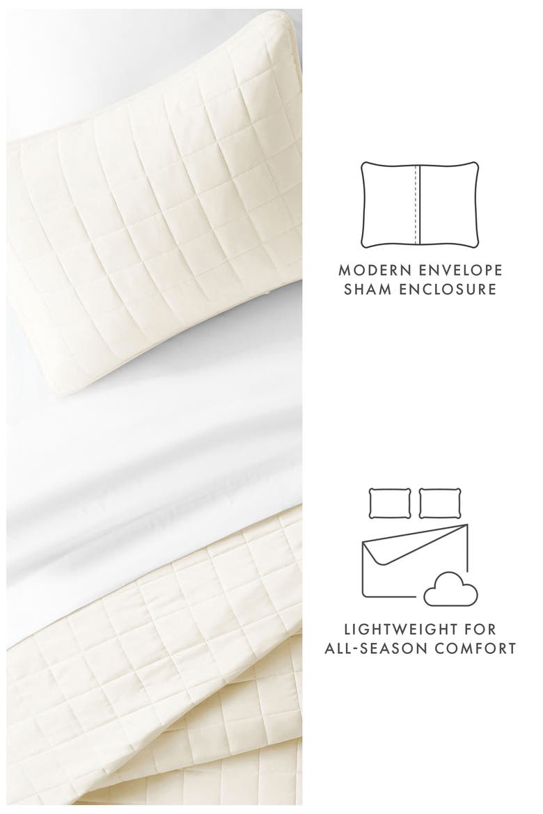 Premium Ultra Quilt & Sham Set, Alternate, color, IVORY