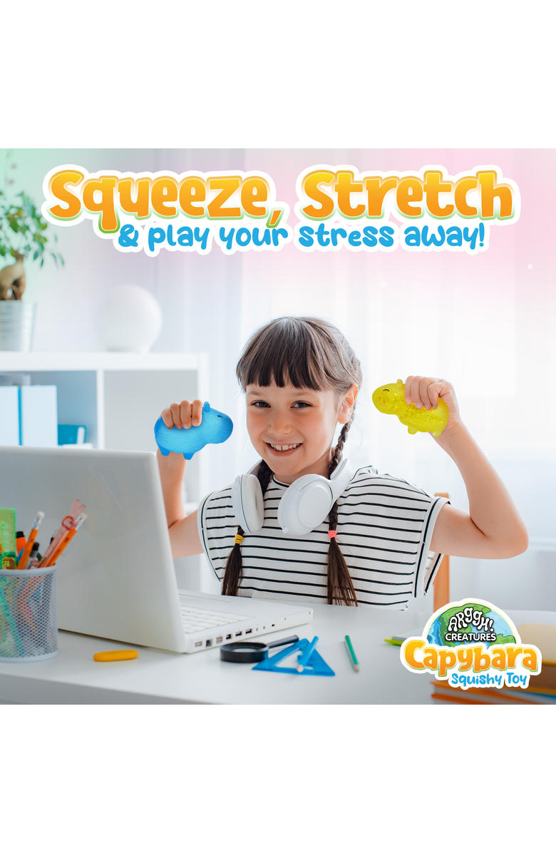 Power Your Fun Arggh! Creatures Capybara 2-Pack Yellow/Blue, Alternate, color, Multicolor