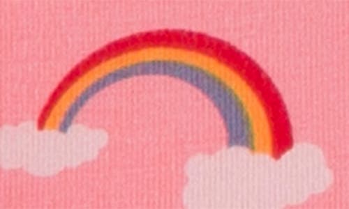 Kickee Pants Rainbow Zip Footie In Pink