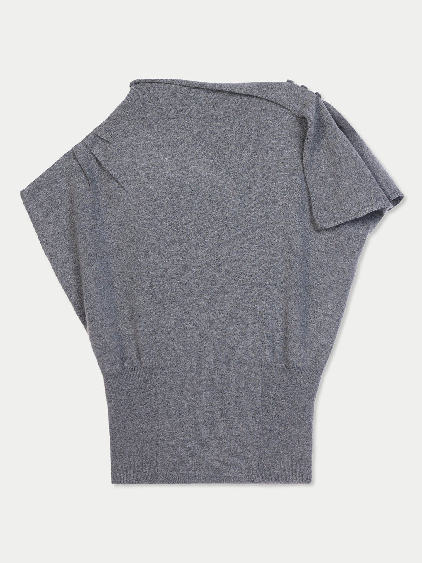 Cashmere Asymmetrical Top - image 3
