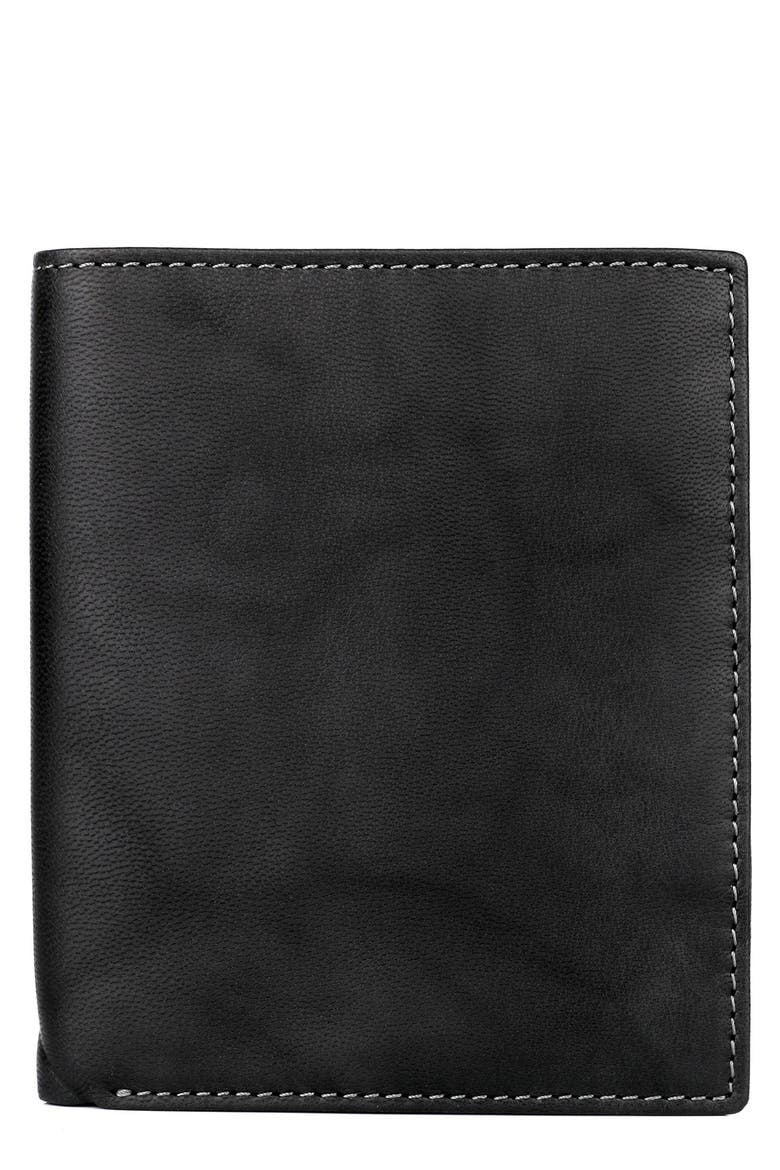 Hunt RFID Credit Card Folio, Main, color, BLACK