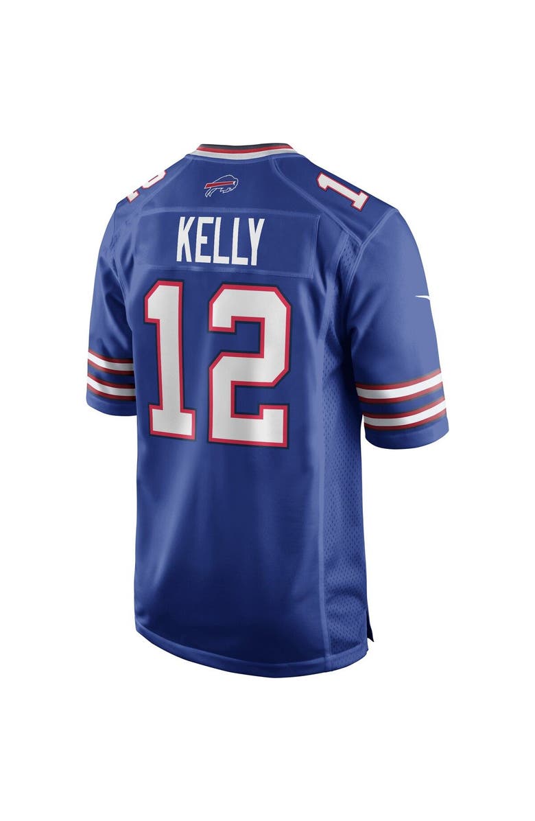 Nike Men's Nike Jim Kelly Royal Buffalo Bills Game Retired Player Jersey, Alternate, color, 