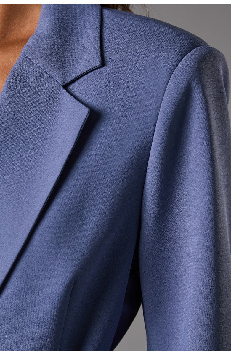 Coast Wrap Tie Front Blazer, Alternate, color, Blue