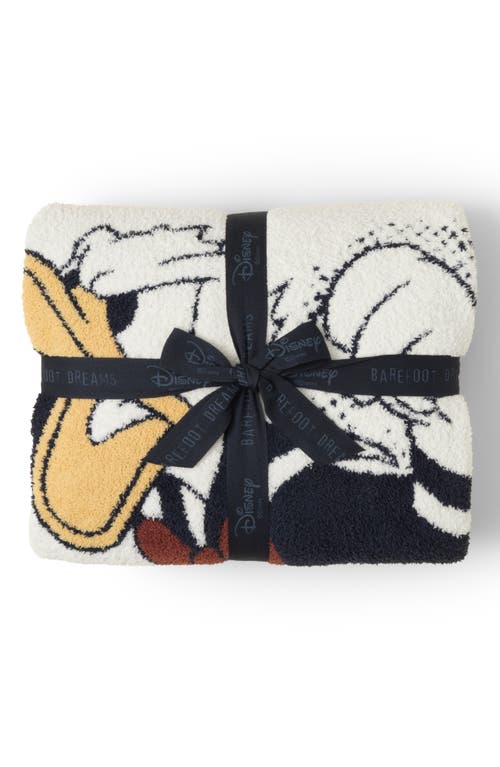 Shop Barefoot Dreams Cozychic™ Disney Donald Duck Blanket In Cream Multi