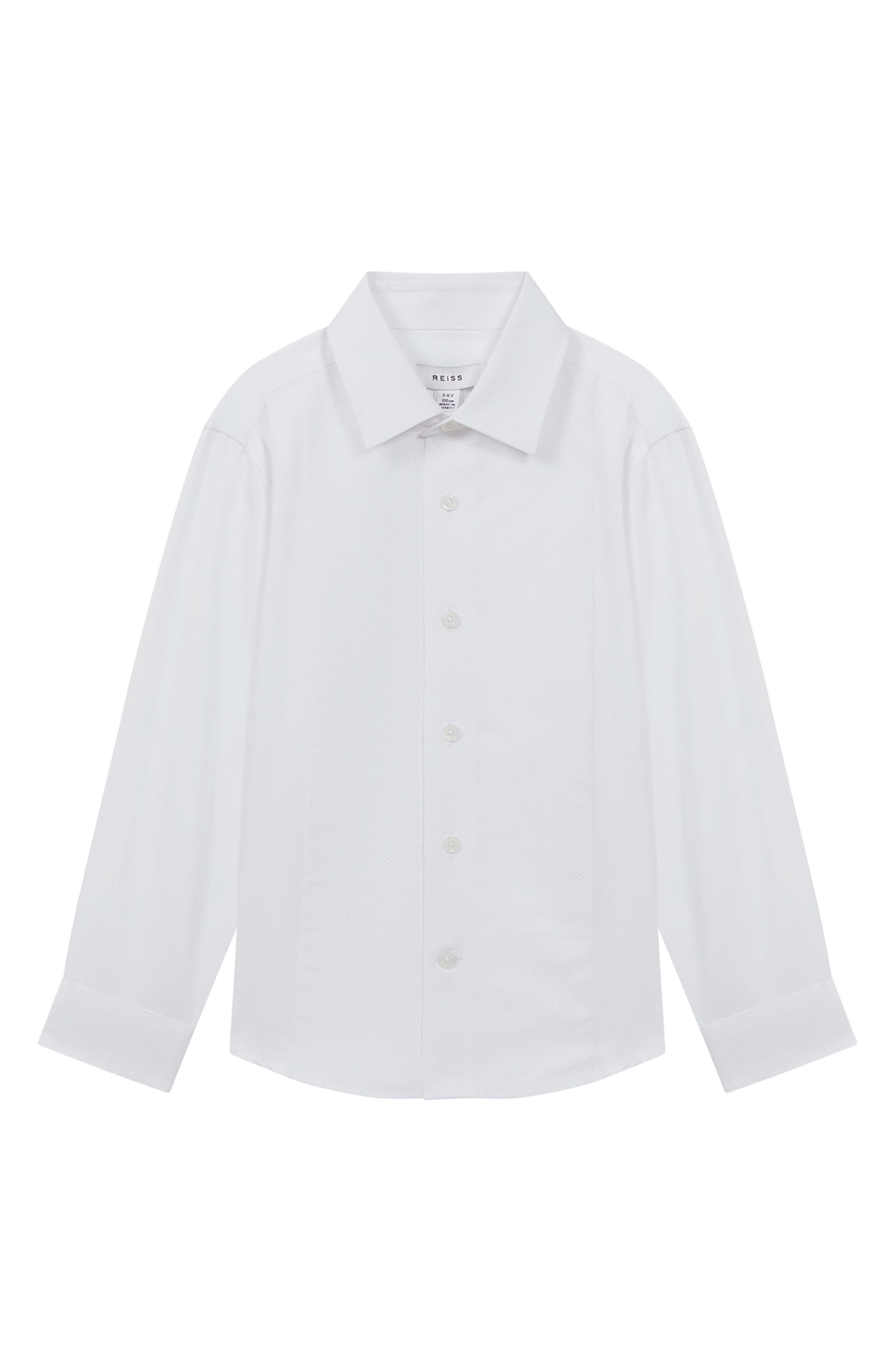 Reiss Kids' Marcel Sr. Dress Shirt in White 