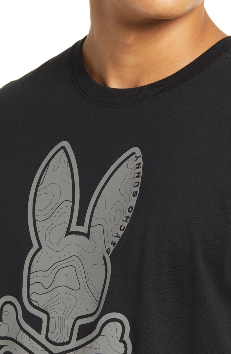Psycho Bunny Men's Dixon Cotton Graphic Tee, Alternate, color, 