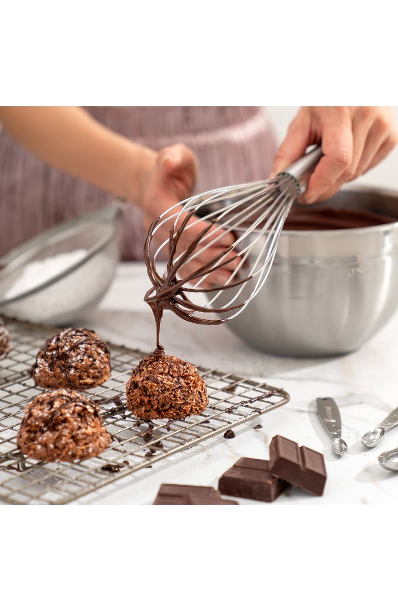 CUISIPRO 10 Inch Stainless Steel Balloon Whisk, Alternate, color, Silver