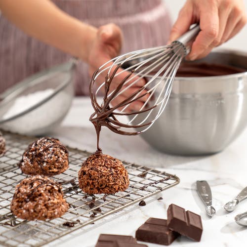 Cuisipro 10 Inch Stainless Steel Balloon Whisk In Silver