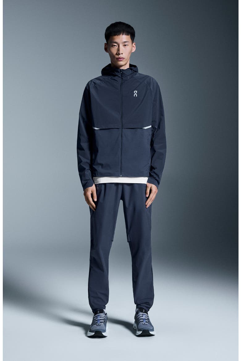 Core Hooded Packable Running Jacket, Alternate, color, MIDNIGHT